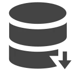 Database Download SVG Icon